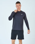 Mens Grid Tech Shorts Set LS - Phantom Black