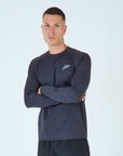 Mens Grid Tech Shorts Set LS - Phantom Black