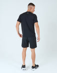 Mens Grid Tech Shorts Set SS - Power Black
