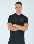 Mens Grid Tech Shorts Set SS - Power Black