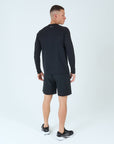 Mens Grid Tech Shorts Set LS - Power Black