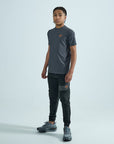 Juniors Adapt 3 Piece Tracksuit - Shadow Orange