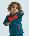 Infants Stride 3 Piece Shorts Set - Teal/Orange