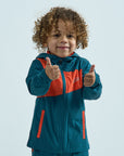 Infants Stride Windbreaker - Teal/Orange