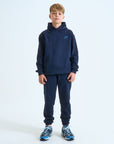 Juniors Oversized Jogger Set - Navy Blue