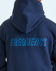 Juniors Oversized Jogger Set - Navy Blue