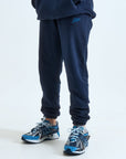 Juniors Oversized Jogger Set - Navy Blue