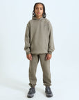 Juniors Oversized Jogger Set - Sage Stone