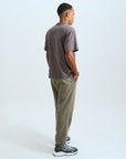 Mens Oversized Cotton T-Shirt - Dark Grey