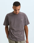 Mens Oversized Cotton T-Shirt - Dark Grey
