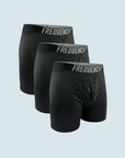 Mens 3-Pack Black Mesh Boxers