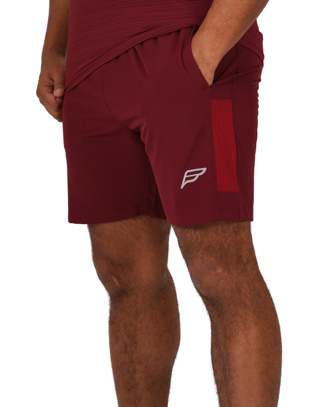 Maroon Active Vent Shorts