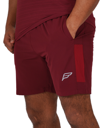 Maroon Active Vent Shorts