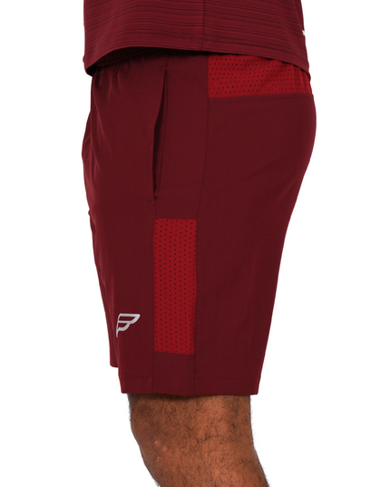 Maroon Active Vent Shorts