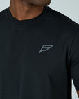 Mens Tech Cotton T-Shirt - Black