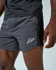 Mens Kinetic Shorts Set - Black/Grey