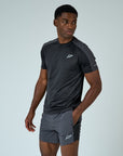 Mens Kinetic Shorts Set - Black/Grey