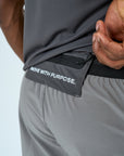 Mens Intent Shorts Set - Dark Grey/Grey