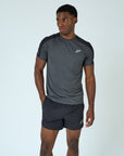 Mens Kinetic Shorts Set - Grey/Black