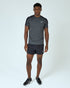 Mens Kinetic Shorts Set - Grey/Black