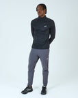Mens Core Flex 1/4 Zip Top - Black