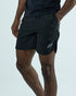 Mens Black Content Shorts