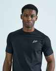 Mens Grid Tech T-Shirt - Power Black