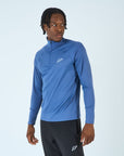 Mens Core Flex 1/4 Zip Top - Blue
