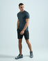 Mens Arc Shorts Set - Carbon Black