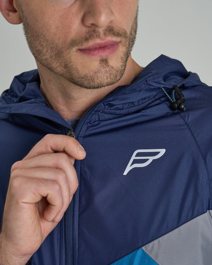 Blue Willpower Tech Windbreaker