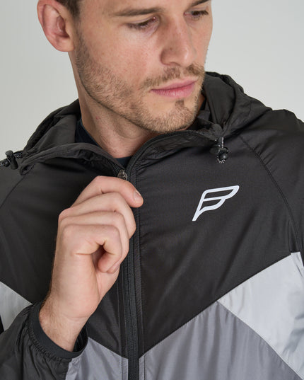 Black Willpower Tech Windbreaker