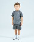 Infants True Form 3 Piece Shorts Set - Carbon