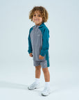 Infants True Form 3 Piece Shorts Set - Turquoise