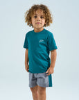 Infants True Form 3 Piece Shorts Set - Turquoise