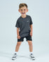 Infants Core Shorts Set - Grey/Black