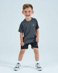 Infants Core Shorts Set - Grey/Black