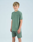 Juniors Forma Shorts Set - Sage Green