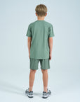 Juniors Forma Shorts Set - Sage Green