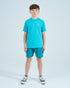 Juniors Rise Shorts Set - Aqua