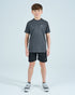 Juniors Core Shorts Set - Grey/Black