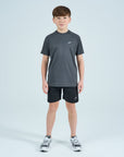 Juniors Core Shorts Set - Grey/Black