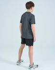 Juniors Core Shorts Set - Grey/Black