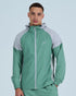 Mens Pace Windbreaker - Green/Greige