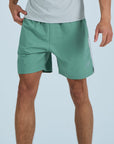 Mens Pace Shorts - Green/Greige