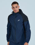 Mens Pace Windbreaker - Navy/Black