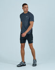 Mens Rise Shorts - Black