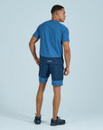 Mens Rise Shorts Set - Ocean Blue
