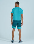 Mens Align Shorts Set - Azure