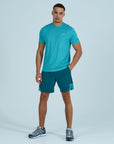 Mens Align Shorts Set - Azure