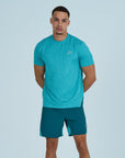 Mens Align Shorts Set - Azure
